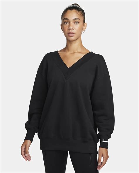 nike sweatshirt damen runder ausschnitt|Nike Sportswear Phoenix Fleece Oversize.